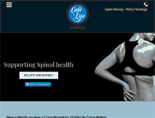 Tablet Screenshot of cafeoflifetoronto.com